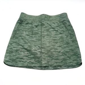 orvis women's mini skort (skirt) size MEDIUM camo green euc